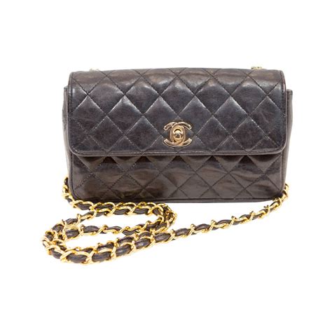 black chanel cross body|Chanel black quilted crossbody bag.